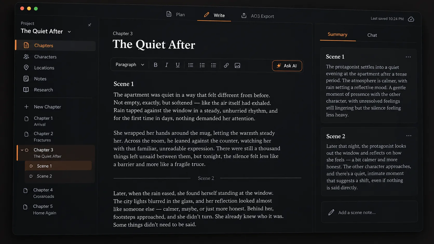 AI Fanfic Generator screenshot 1