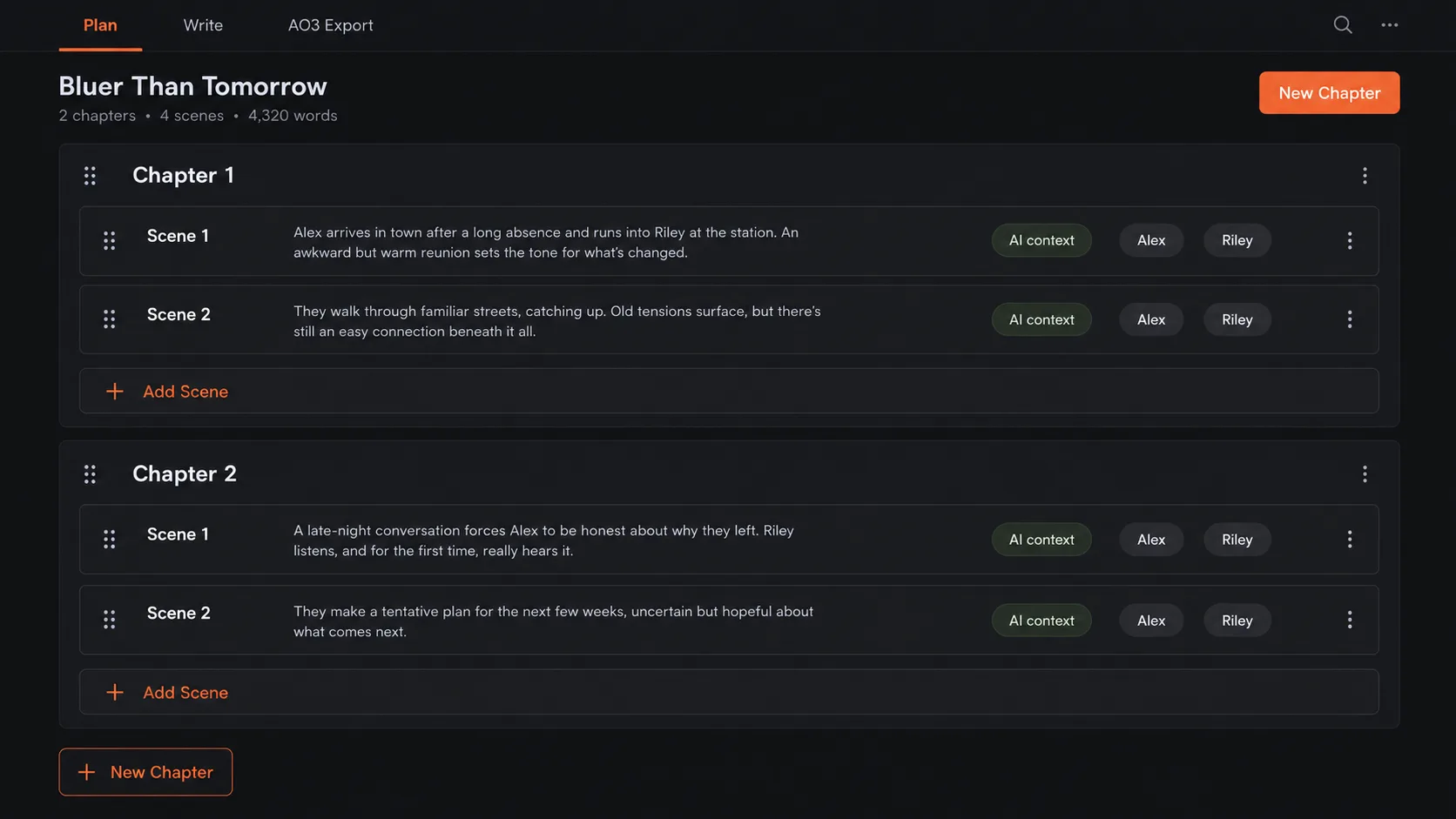 AI Fanfic Generator screenshot 2