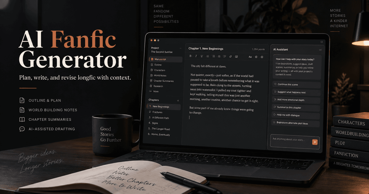 Best AI for Fanfiction: ChatGPT, Claude, NovelAI & Sudowrite Compared